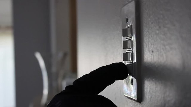 operating the common household lightswitch