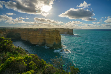 mutton bird island, great ocean road in victoria, australia