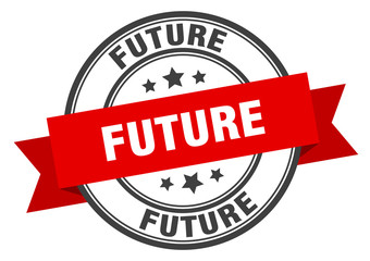 future label. futureround band sign. future stamp