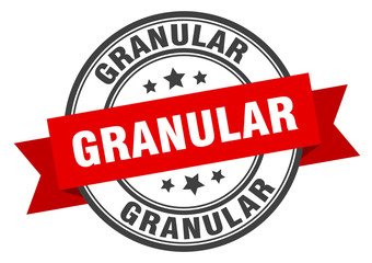 granular label. granularround band sign. granular stamp