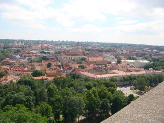 Fototapeta na wymiar aerial view of the old city