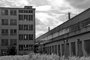 An abandoned factory near a city is waiting for the explorers. 
