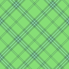 Seamless pattern in excellent light and dark green colors for plaid, fabric, textile, clothes, tablecloth and other things. Vector image. 2