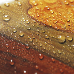 Still life shot close up of water drop