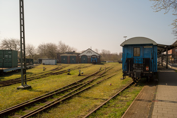 Obraz premium Alter Wagon auf Wangerooge