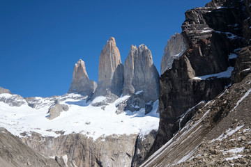 Torres Del Paine National Park at Daylight