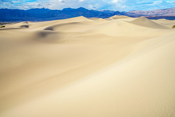 mesquite flat sand dunes in death valley, california, usa