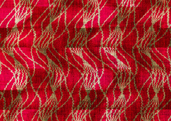 ethnic 3d embroidery pattern on carpet texture