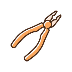 Color icon pliers