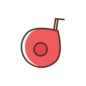 recommend clip art: Color icon measuring tape