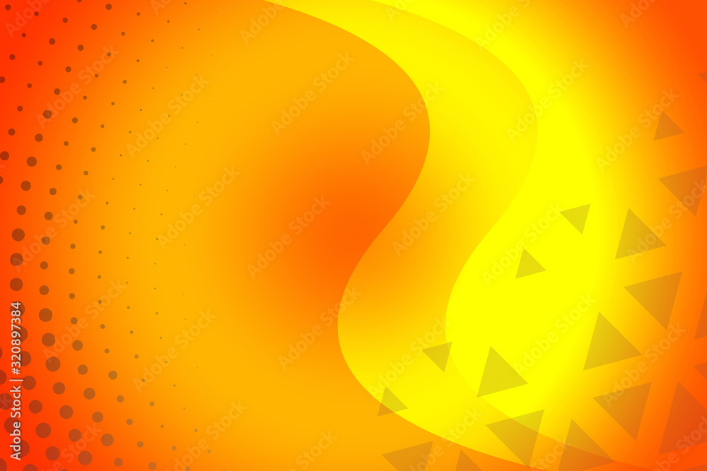 Wall mural abstract, orange, wallpaper, design, light, illustration, yellow, texture, graphic, lines, pattern, 