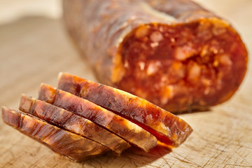 A Soupy, an American version of the classic Italian Sopresatta sausage from Pennsylvania