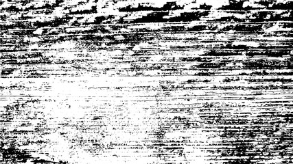 Old wooden black and white texture. Vector background image