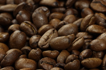 coffee beans close up background