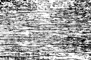 Old wooden black and white texture. Vector background image