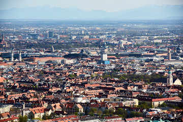 Munich aerial view