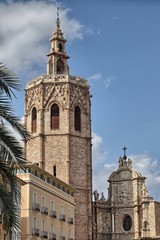 Fototapeta na wymiar Miguelete Tower in Valencia, Spain