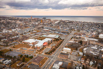 Aerial of Bradley Beach New Jersey © Jin