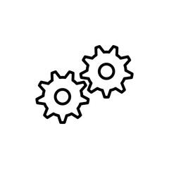 Vector gear icon design