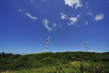 Fototapeta na wymiar Shimen wind power station