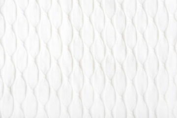 knitted white background, space for design, white knitted texture