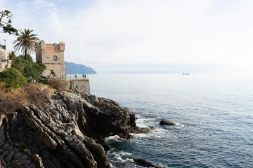 Genova Nervi is a rustic seaside Italian town in Italian Riviera