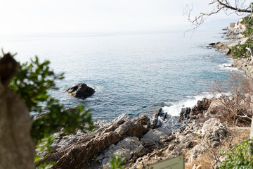 Genova Nervi is a rustic seaside Italian town in Italian Riviera