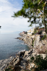 Genova Nervi is a rustic seaside Italian town in Italian Riviera