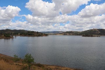 Chaffey Dam Peel River nearby Tamworth, New South Wales Australia