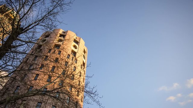 Office building, Moscow, time lapse