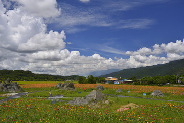Obraz premium High angle shot of the natural landscape in East Rift Valley