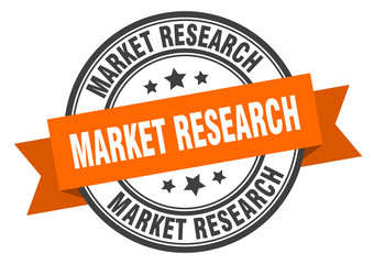 Obraz premium market research label. market researchround band sign. market research stamp
