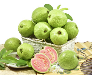 guava on the basket