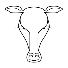 icon of a cow’s head