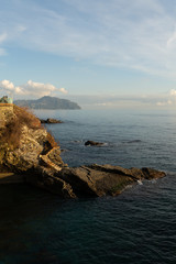 Genova Nervi is a rustic seaside Italian town in Italian Riviera