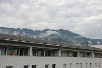 house in the mountains