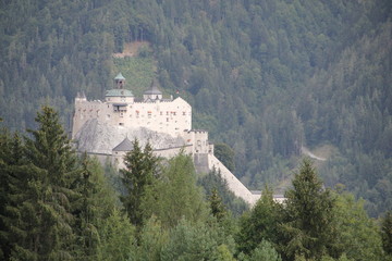 Fototapeta na wymiar castle in mountains