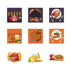 bundle of nutritive healthy food