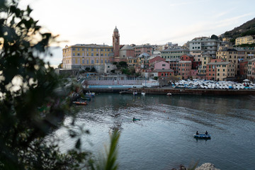 Genova Nervi is a rustic seaside Italian town in Italian Riviera