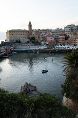Obraz premium Genova Nervi is a rustic seaside Italian town in Italian Riviera