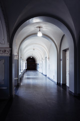 Kiev Polytechnic Institute. Corridors, windows and vaults