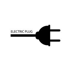 electric plug logo vector
