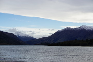 lake, mountain, water, mountains, landscape, nature, sky, blue, snow, sea, clouds, panorama, reflection, beautiful, travel, alaska, norway, summer, fjord, park, alps, scenic, forest, zealand