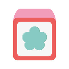 kids toy, cube block icon design
