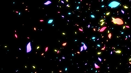 花びらのパーティクル背景テクスチャ素材