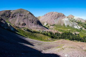 Beautiful Central Utah summer mountain scene