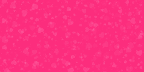 Pink background with heart background Valentine's day