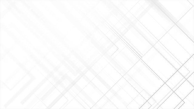 Futuristic technology modern motion design with grey white lines. Abstract geometric background. Seamless looping. Video animation Ultra HD 4K 3840x2160