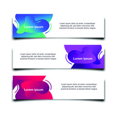 Obraz premium Abstract Web banner design background or header Templates vector illustration