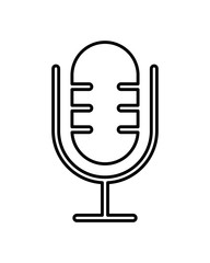 microphone sound device isolated icon